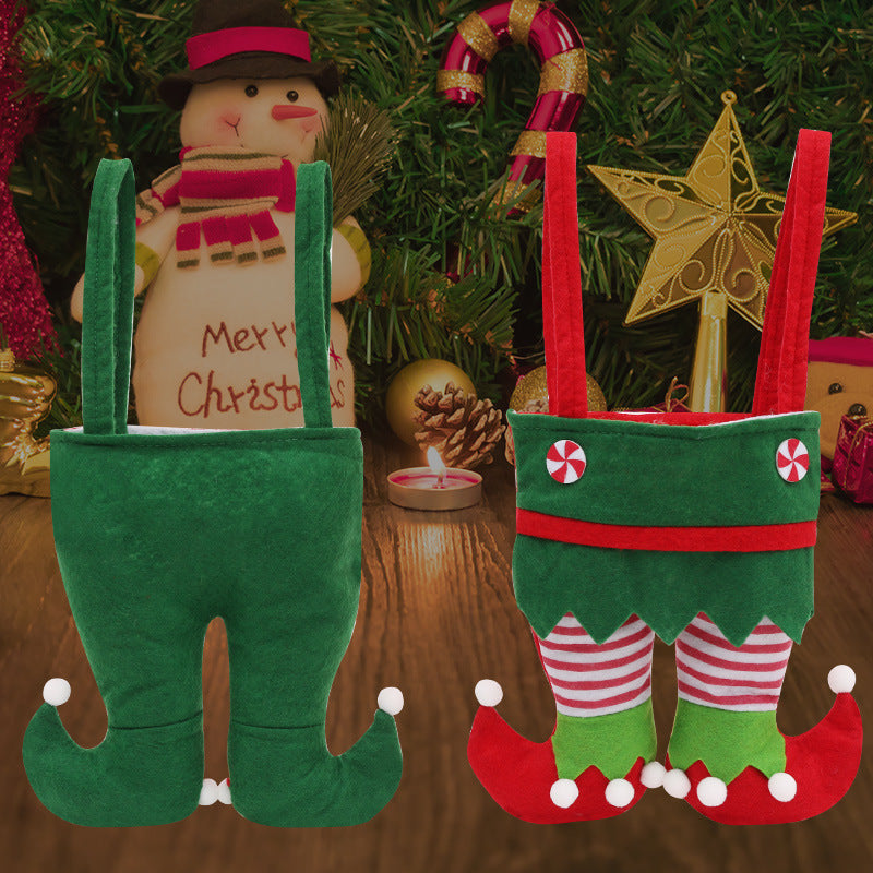 Wholesale Christmas elf bag candy bag Christmas gift gift bag